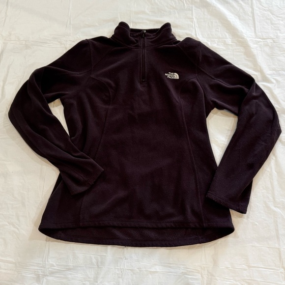 The North Face Sweaters - 311. The North Face Purple quarter zip Sweater